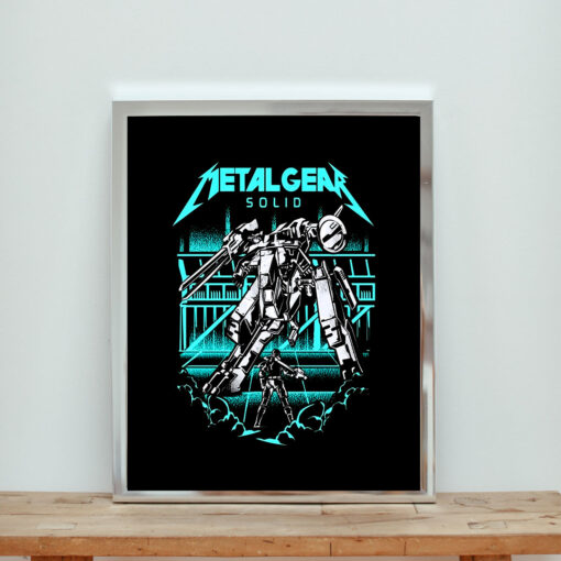 Heavy Metal Gear Aesthetic Wall Poster