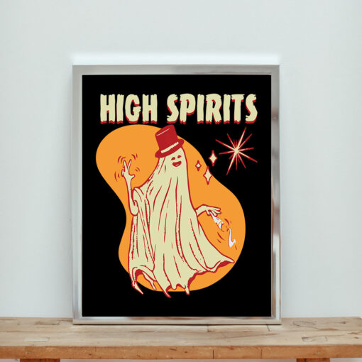 High Spirit Ghost Aesthetic Wall Poster