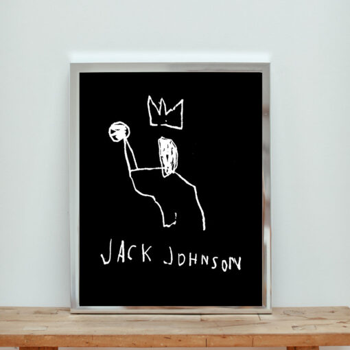 Jean Michel Basquiat Jack Johnson Aesthetic Wall Poster