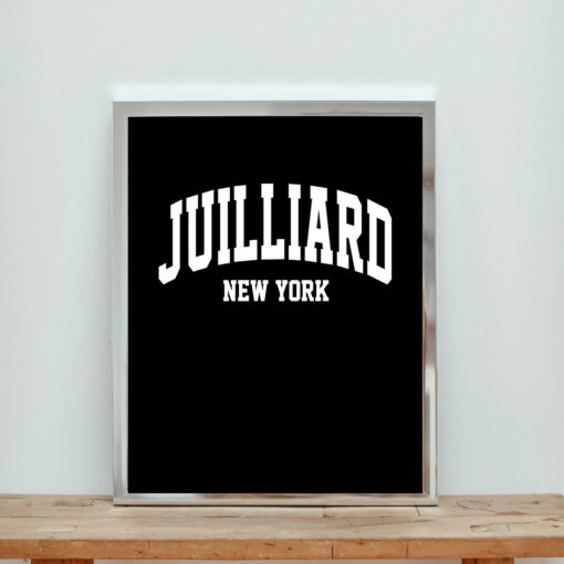 Juilliard New York Vintage Aesthetic Wall Poster