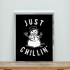 Just Chillin Aesthetic Wall Poster