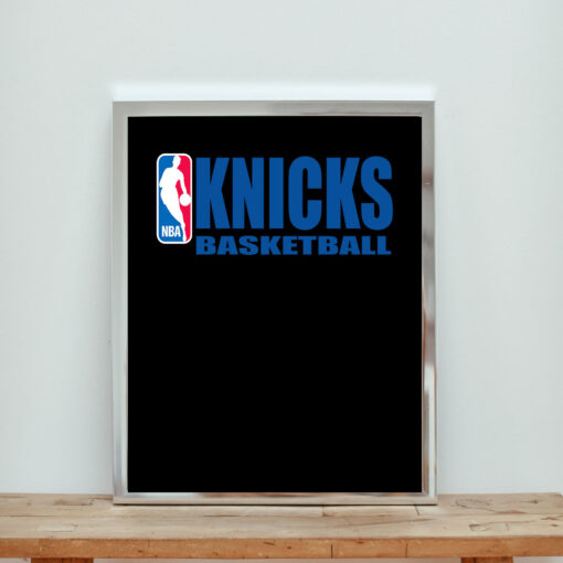 Knicks Basket Aesthetic Wall Poster