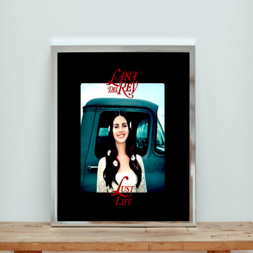 Lana Del Rey Rose Lust For Life Aesthetic Wall Poster