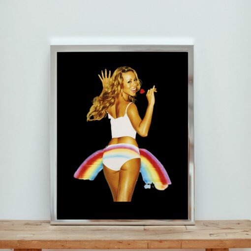 Mariah Carey Rainbow Aesthetic Wall Poster