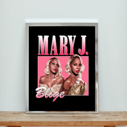 Mary J Blige Rapper Aesthetic Wall Poster
