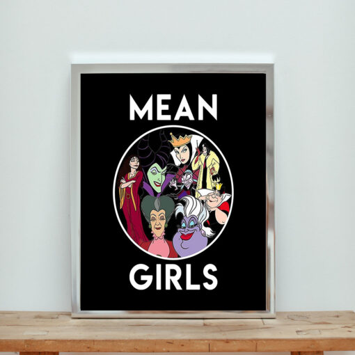 Mean Girls Villain Aesthetic Wall Poster