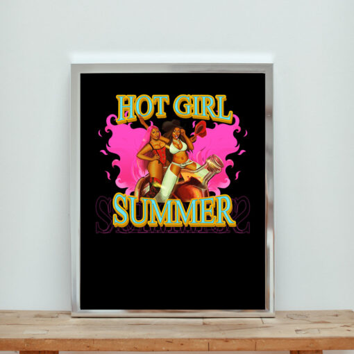 Megan Thee Stallion's Hot Girl Summer Aesthetic Wall Poster