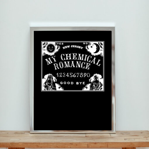 My Chemical Romance Ouija Board Aesthetic Wall Poster