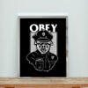 Obey Pig Cops Black Aesthetic Wall Poster