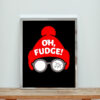 Oh Fudge Aesthetic Wall Poster