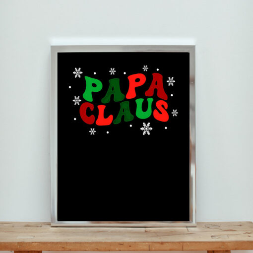Papa Claus Aesthetic Wall Poster