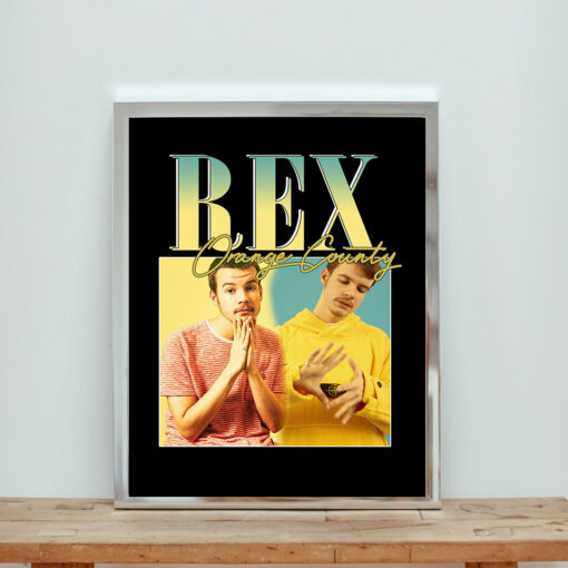 Rex Orange County 90s Aesthetic Wall Poster