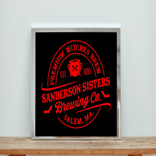 Sanderson Sister Brewing Co Aesthetic Wall Poster