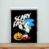 Scary Fast Halloween Boy Aesthetic Wall Poster