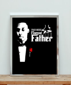 Speaker Knockerz Finesse Father Legend Aesthetic Wall Poster