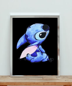 Stitch Face Aesthetic Wall Poster