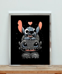 Stitch With Toothless Aesthetic Wall Poster