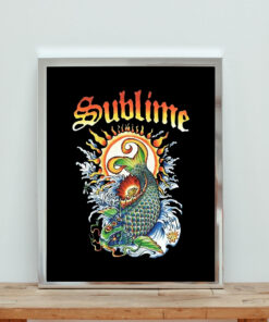 Sublime Koi Fish Aesthetic Wall Poster
