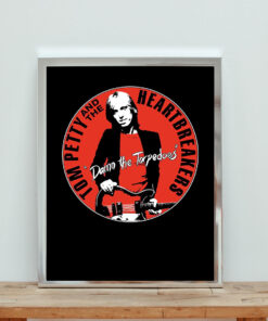 Tom Petty Heartbreakers Damn The Torpedoes Aesthetic Wall Poster