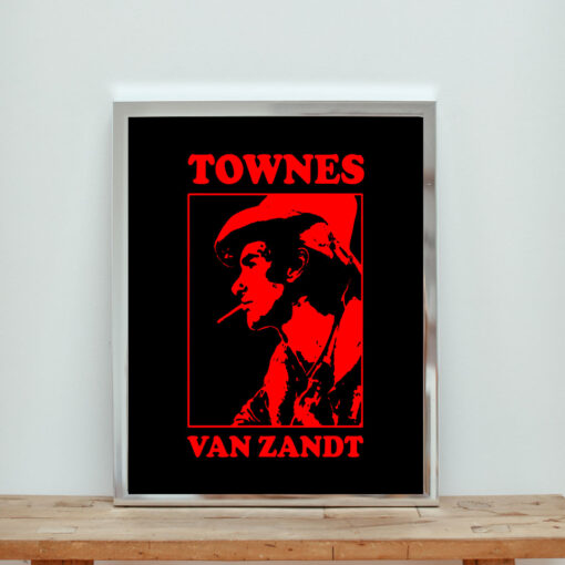 Townes Van Zandt Vintage Aesthetic Wall Poster