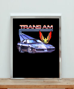 Trans Am Firebird Iron On Threadbare Aesthetic Wall Poster