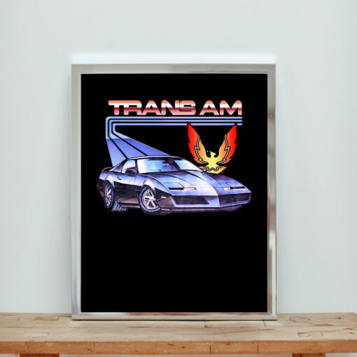 Trans Am Firebird Iron On Threadbare Aesthetic Wall Poster