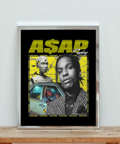 Vintage Asap Rocky Testing Aesthetic Wall Poster