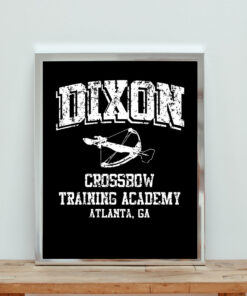 Walking Dead Daryl Dixon Crossbow Training Aesthetic Wall Poster