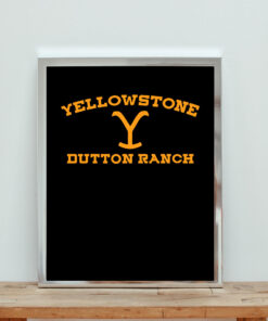Yellowstone Dutton Ranch Aesthetic Wall Poster